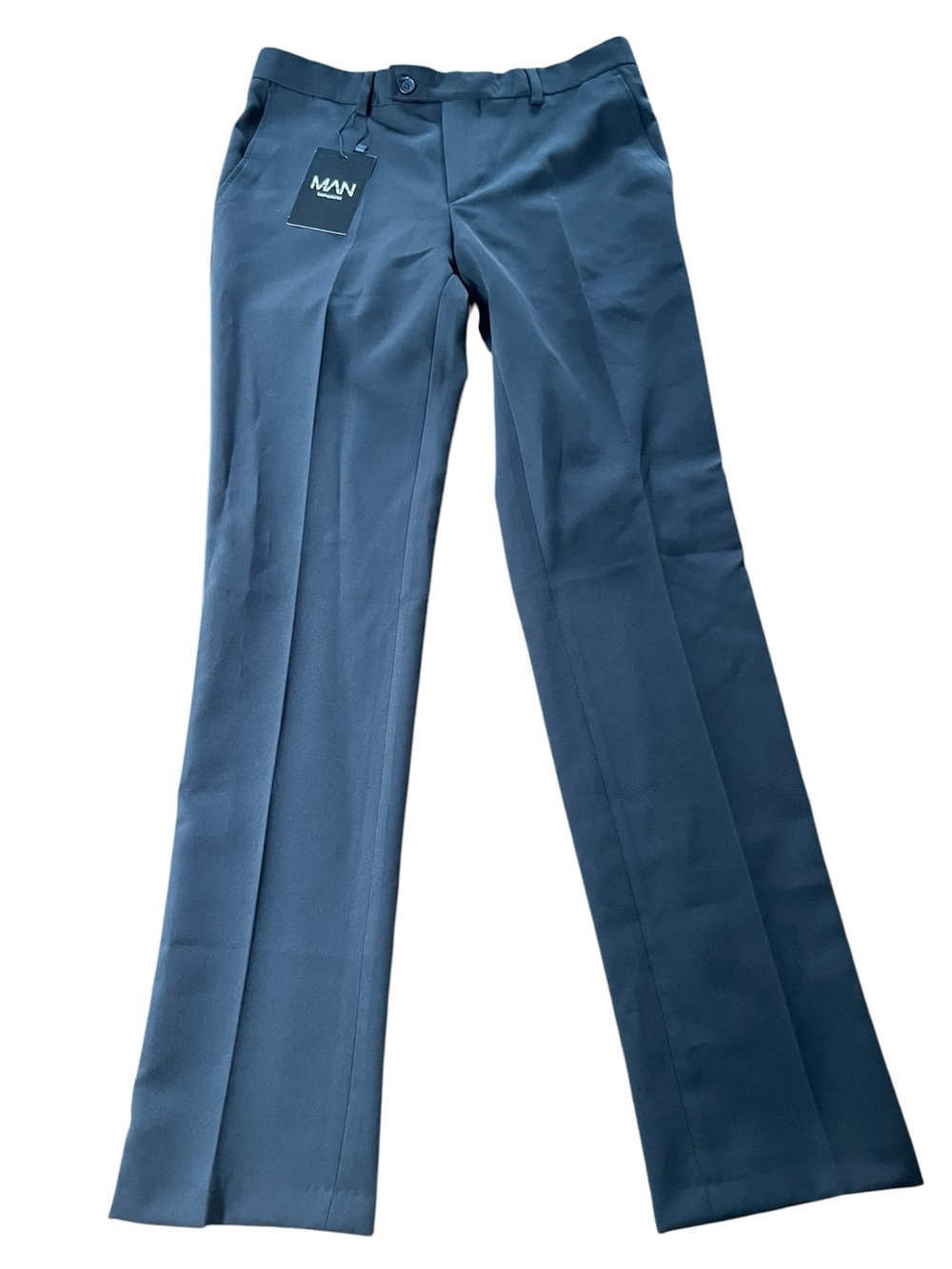 BoohooMAN NWT Black Skinny Tuxedo Suit Pants 28R